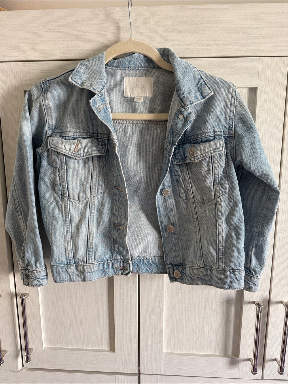 Zara Light Blue Kids Denim Jacket